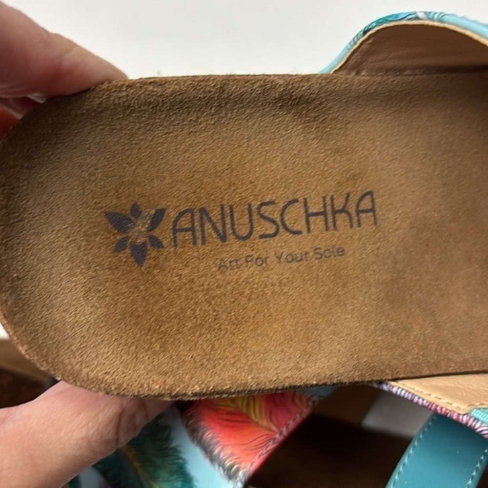 Anuschka Floating Feathers sandals - Picture 3 of 7